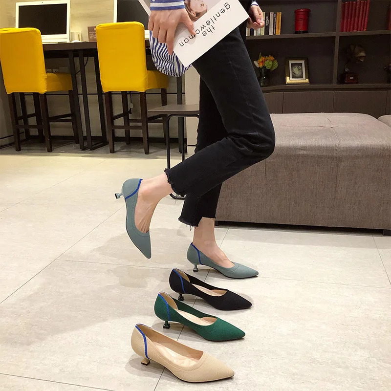 Camel WhiteRed Pumps Woman Kitten Low Heels Princess Shoes Ladies Office Dress Fly Weave Brides Wedding Shoes Tacones 240927