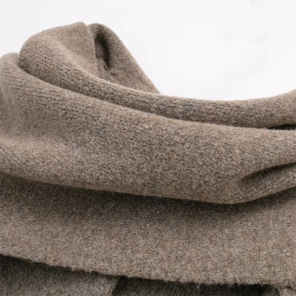 UNIZERA 2023 Winter Product Womens Fashion and Casual 100 Pairs Scarf Short Knitted Coat 240930