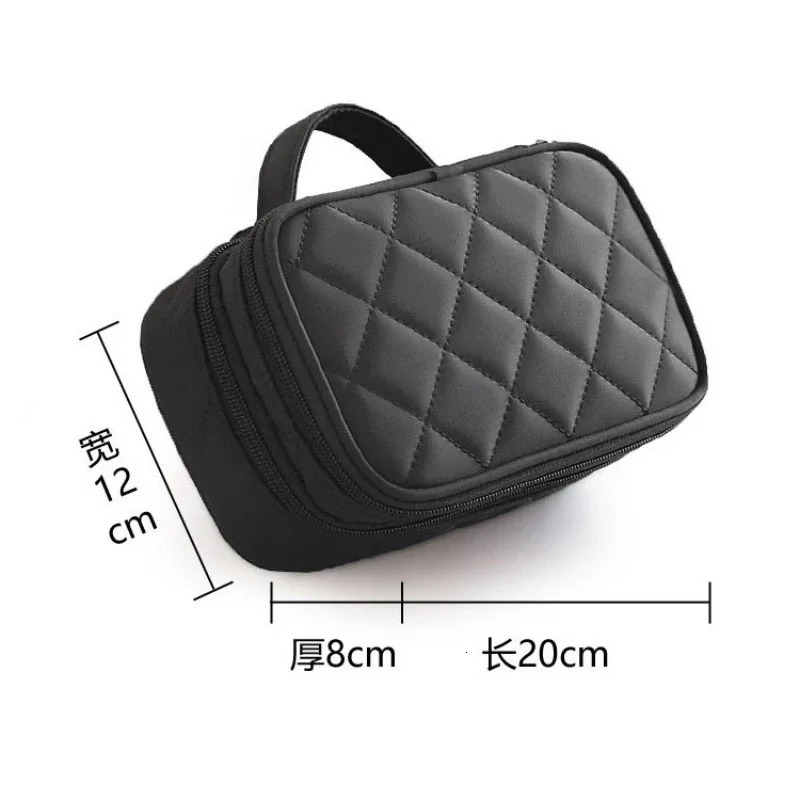 Womens makeup bag double-layer waterproof makeup bag travel essentials organizer large capacity multifunctional makeup bag 241008