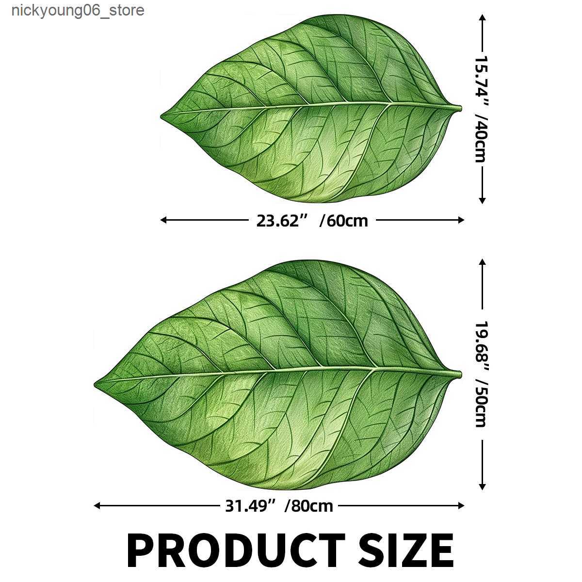 Non-Slip Bath Mats Leaf Shape Diatomite Bath Mat Bathroom Absorbent Floor Foot Mats Toilet Carpet Non-slip Shower Rug Bathtub Accessories Washable L24