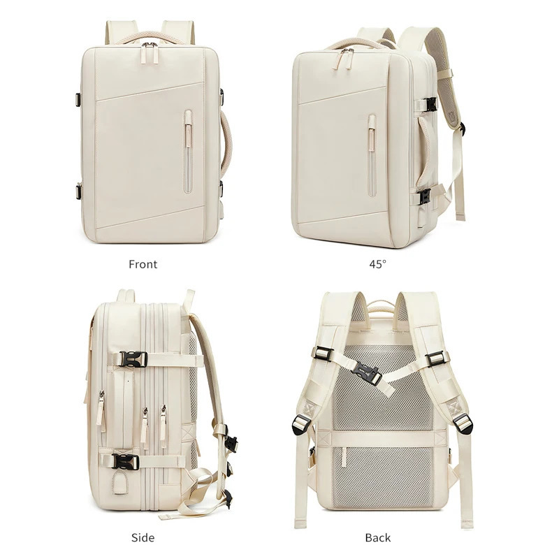 Travel backpack mens large capacity travel bag business laptop USB charging waterproof school 241008