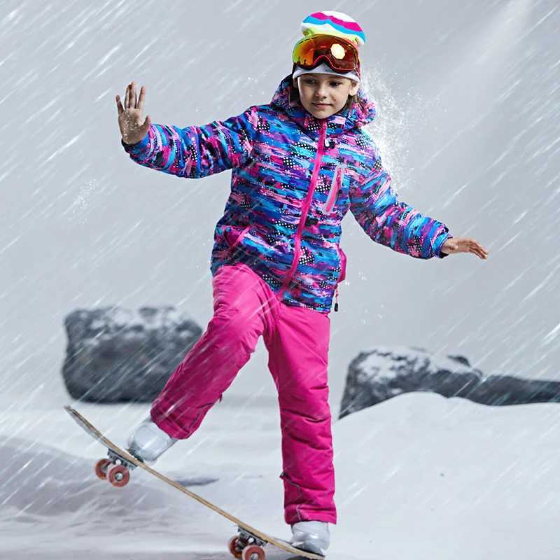 Down Coat -30 Children clothing Set Ski Suit Set Boys Girs s clothes Winter Jacket Snowboard Waterproof Skiing Teen Costume Snowsuit H241010