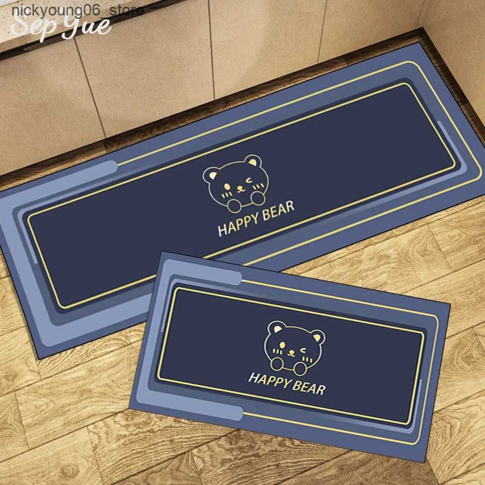 Non-Slip Bath Mats Non-slip Kitchen Carpets for Living Room Long Area Rug Kitchen Floor Mat Carpets Entrance Door Mat Hom L240910
