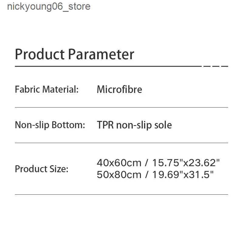 Non-Slip Bath Mats Simple Solid Color Oval Bath Mat High and Low Plush Design Flocked Bathroom Rug Carpet Anti-slip Water Absorbent Foot Mat L240910