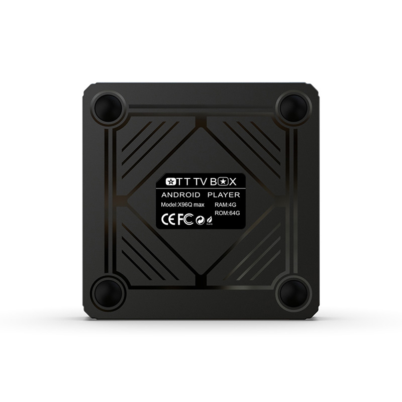 X96Q MAX TV BOX Android 10.0 Allwinner H616 Quad Core ARM Cortex A53 4GB ROM 64GB RAM 2.4/5G Dual wifi BT5.0 4K H.265 set top media box With remote co