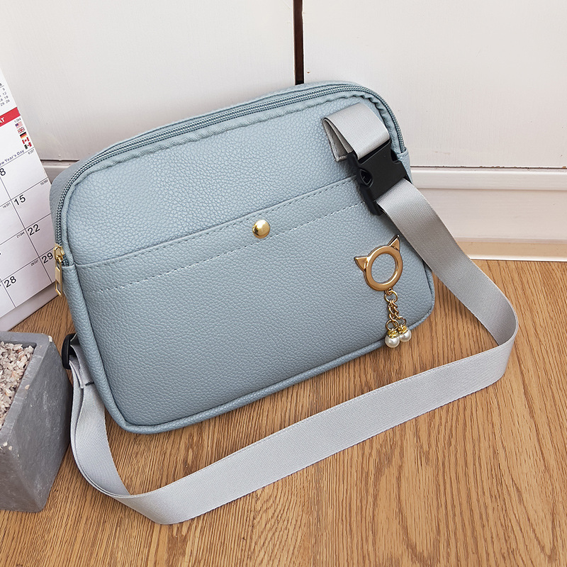 Girls Crossbody Bags Fashion Lady Wallet 5 Colour Classic Embroidered Small Square Bags Zipper Design Crossbody Shoulder Bag Tote Bag CRD2410102