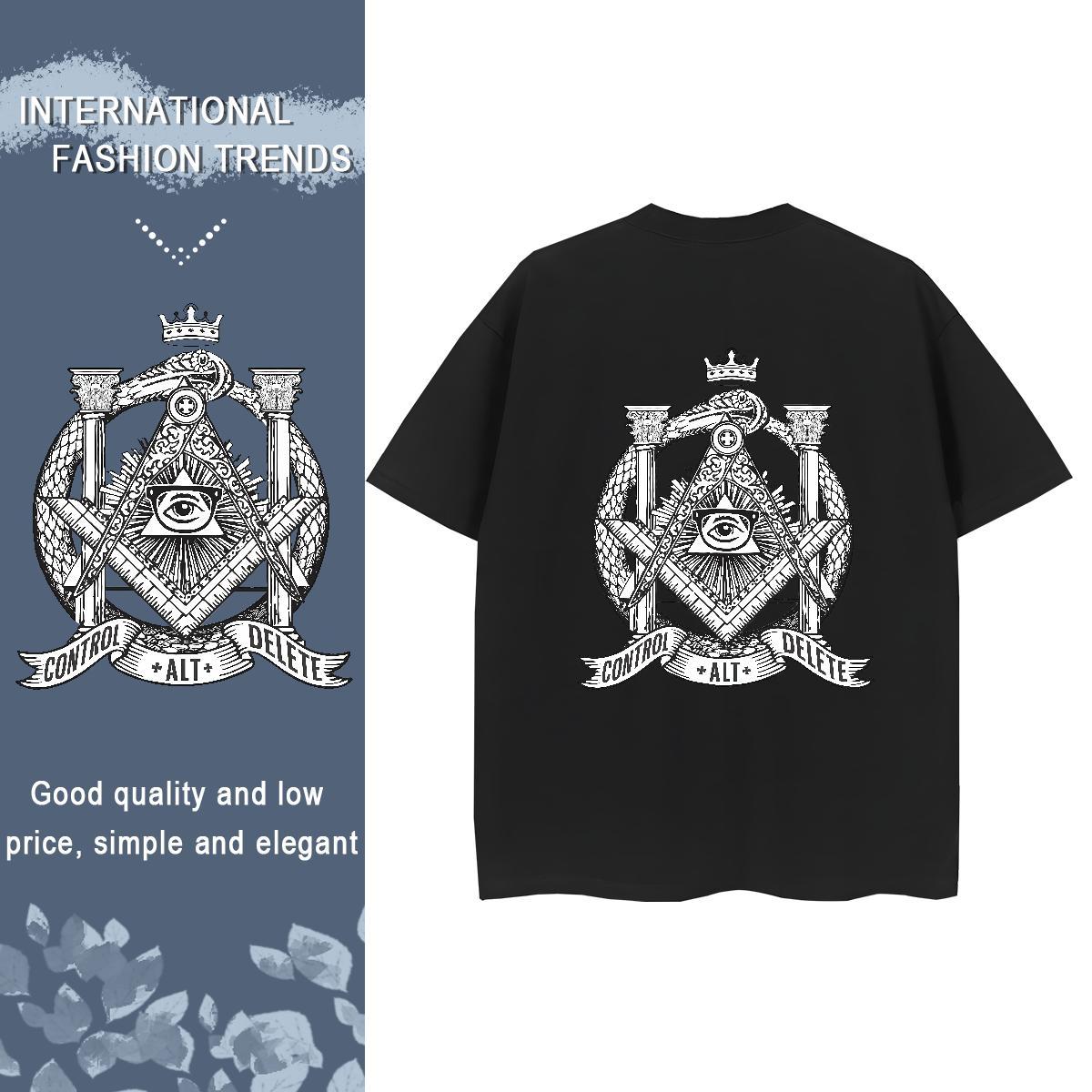 New T Shirts Women 230g Pure Cotton O Neck Short Sleeves Casual Sport eye of the devil Women Tees Comfortable Cartoon Print Top Tees