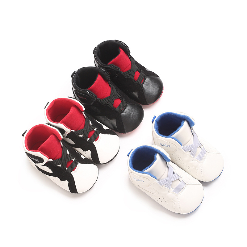 Fashion High Top Baby Shoes Boys Girls Infant Basketball Shoes cutefeet Sport Shoes Sneakers Casual Anti slip First Step Shoes Toddler 0-18M