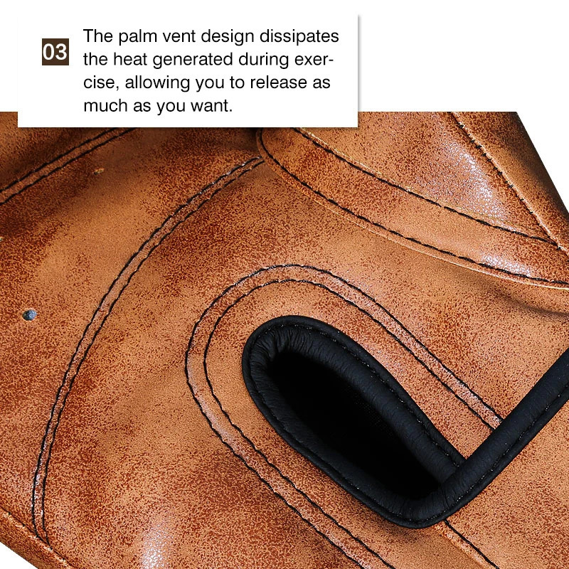 GINGPAI Good Quality 6 8 10 12oz Kids Men Women Muay Thai Sanda Punching Bag Training MMA Boxing Gloves Solid Color 241008