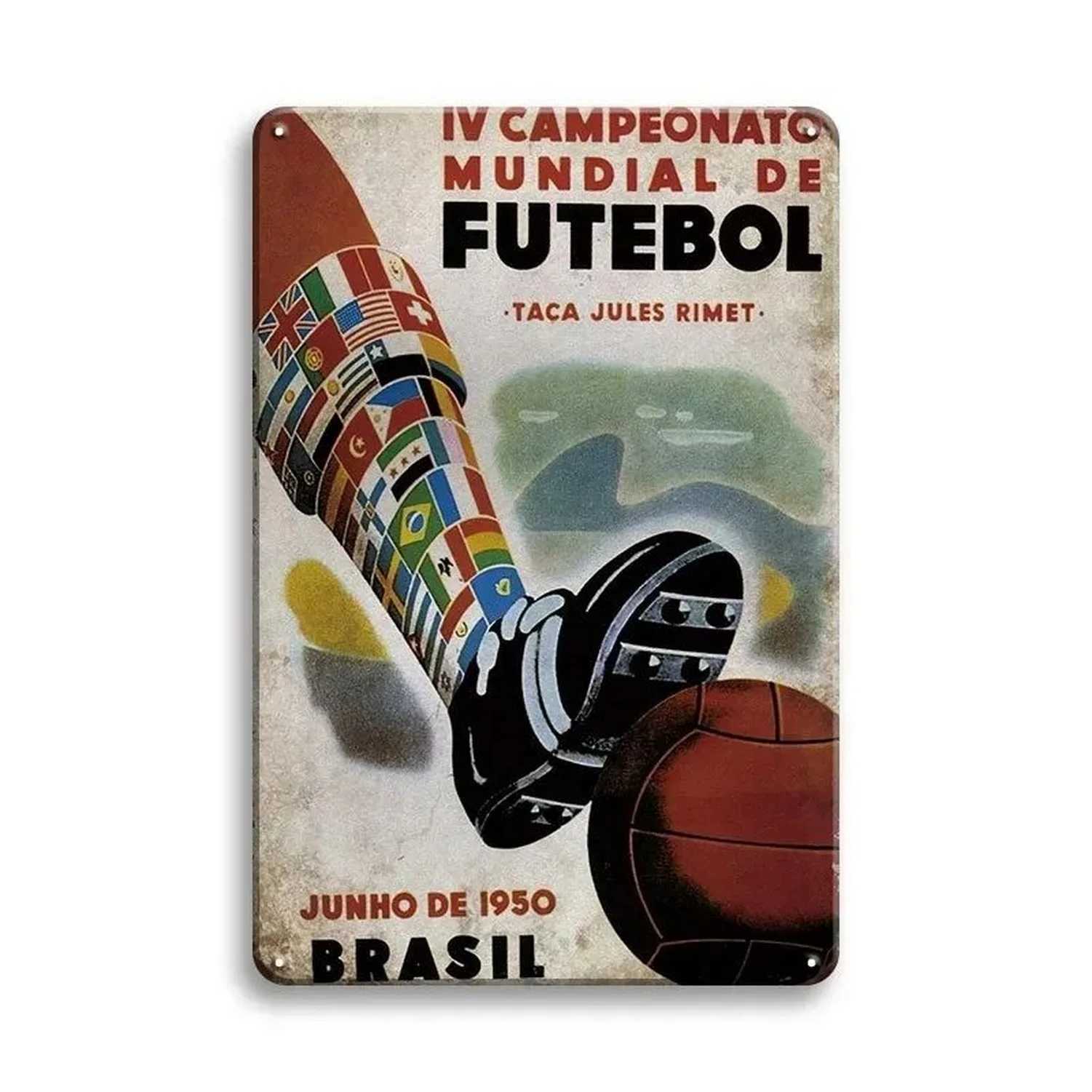 Decor Sports Vintage Metal Signs Tin Sign Football Ski Running Funny Poster Decor for Bar Pub Club Man Cave Wall Art DecorationXJ241010