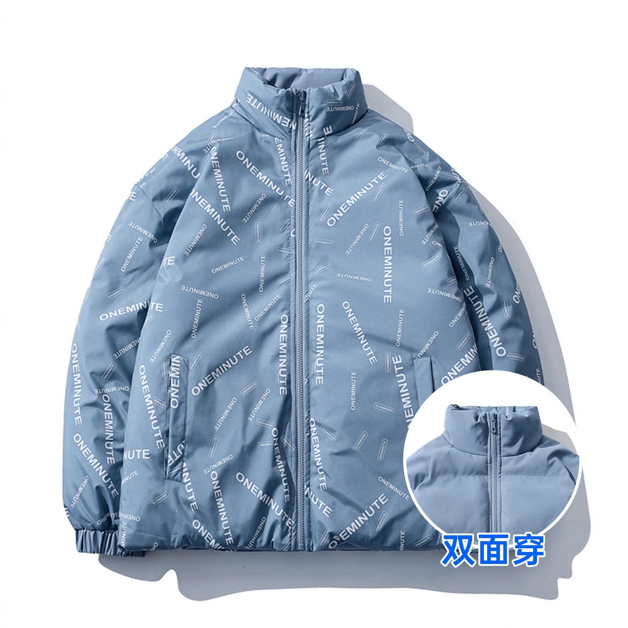 Men's Down Parkas Double Wear Coat for Men for the Winter Fashion Warm Tones Warm Puffer Jacket Strtwear Trend Bubble Jacket for Men and Women Y2