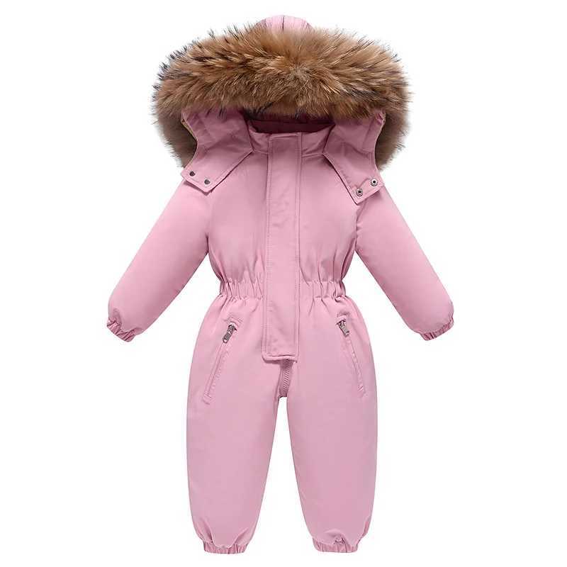 Down Coat Winter Baby Clothes Thick Warm Snowsuits toddler Boy Hooded down Jacket s Coats Outerwear overcoat -30 little girls clothing H241010