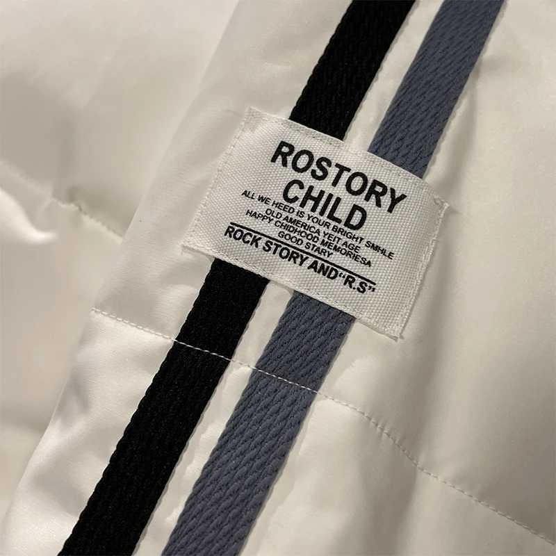 Men's Down Parkas Coat for Men for the Winter Outdoor Waterproof Ski Jacket Harajuku Fashion Worn Hooded Bubble Coat Hooded Puffer Jacket for Men