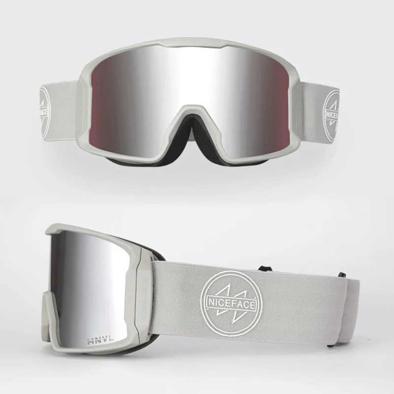 Sports mountain people skiing goggles dual lens female skiing eyes winter anti fog mens skiing glasses female motorcycle face mask CL241010