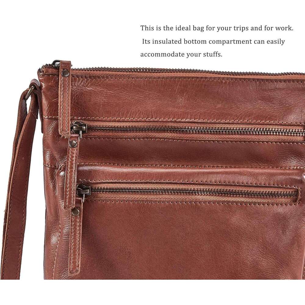 Small Crossbody Bags for Women Real Leather Purse Handbags Crossover Over the Shoulder Pocketbook
