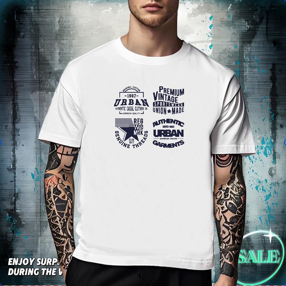 Classic T Shirts Men 230g 100% Cotton letter Casual Daily Wear Customized Print Short Sleeve Soft Tshirt for Man Woman Fashion New Tops Shirt