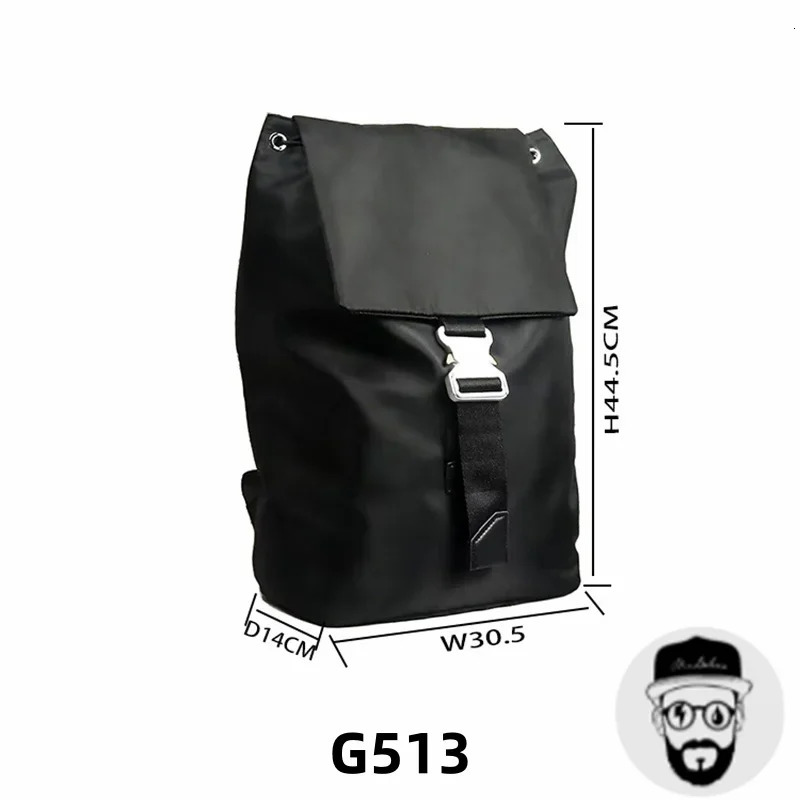 Y2K Siery Metal Buckle ALYX Backpac Men Women High Quality 1017 Alyx 9SM Bag Multifunctional 240927