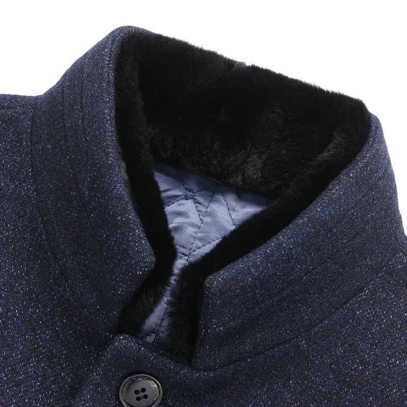 2022 new arrival winter jackets fashion Woolen Coat Mens Casual Wool trench coat Men Dress Jacket men full Size S-3XL LX241010