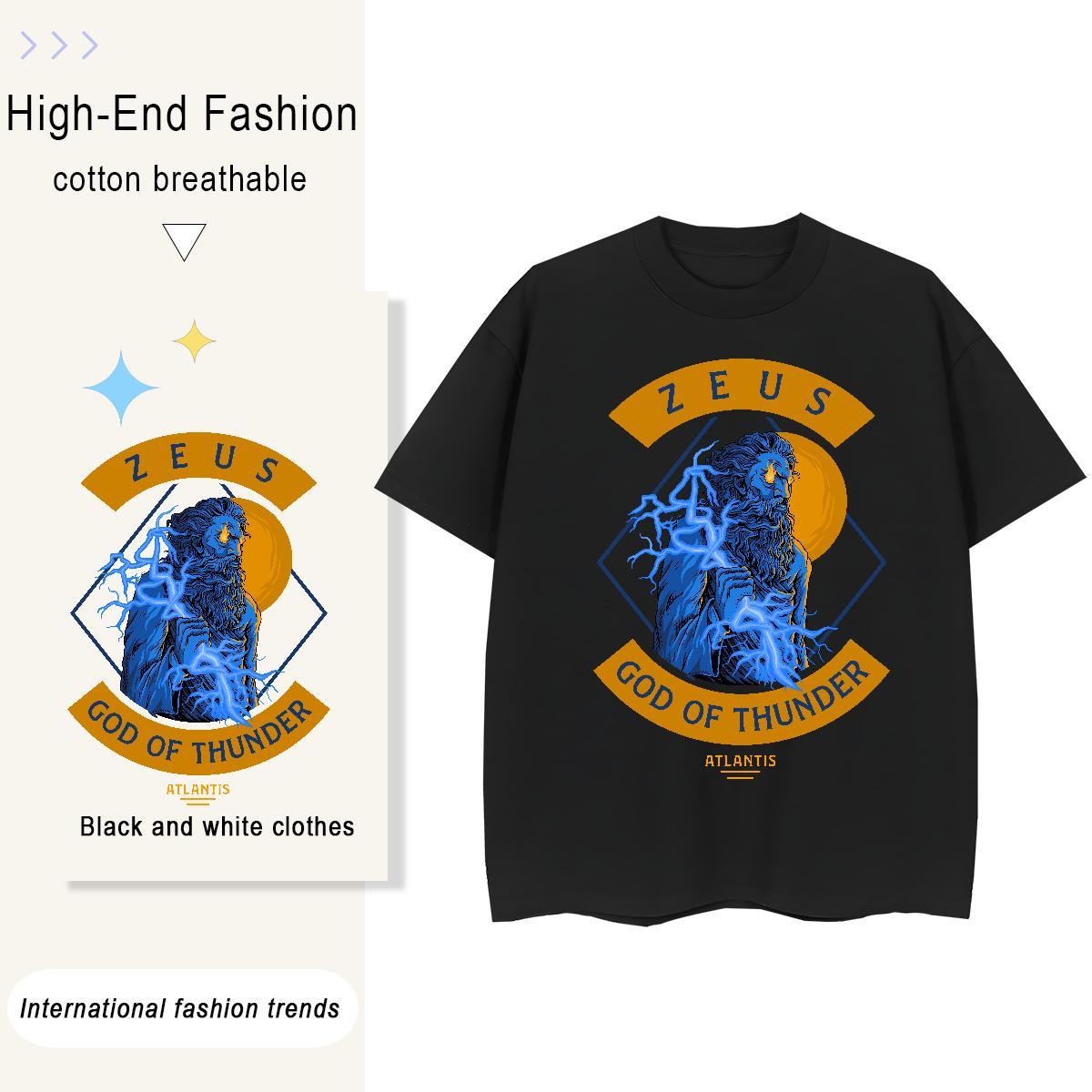 Brand Woman T Shirts 230g Pure Cotton Crew Neck Breathable Sport portrait Women Tshirts 5A DIY Anime Top Shirts