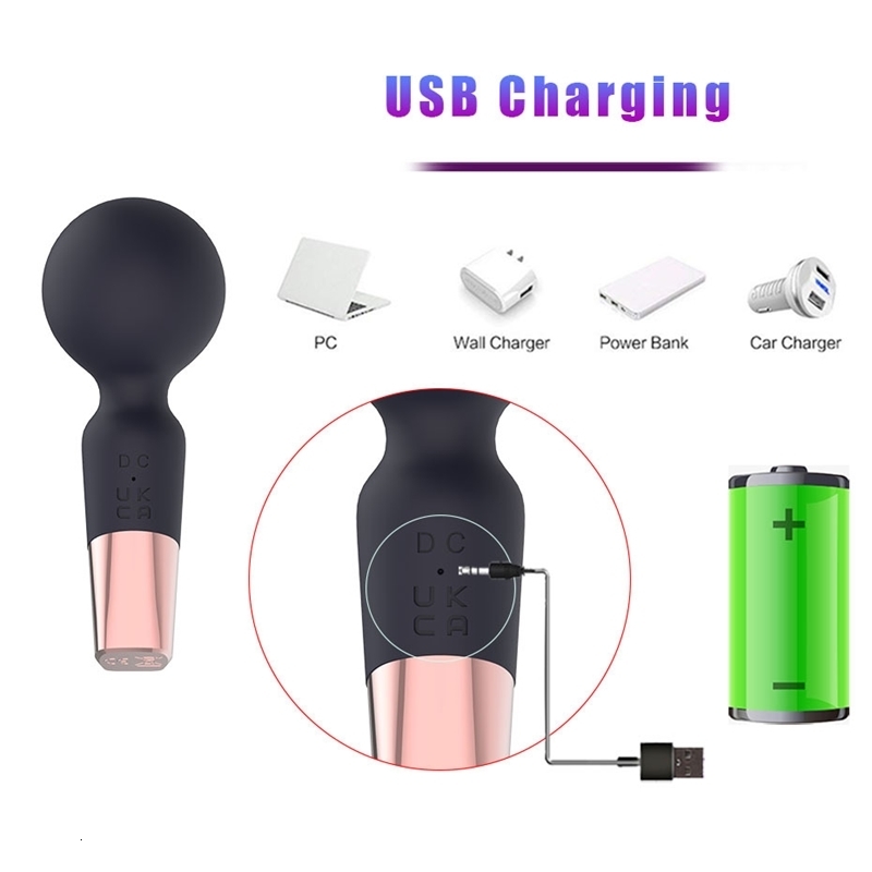 Powerful Mini AV Stick Vibrators for Women 10 Speeds Clit Vibrator Sex Toys for Woman Female Clitoris Stimulator Erotic Product 240914