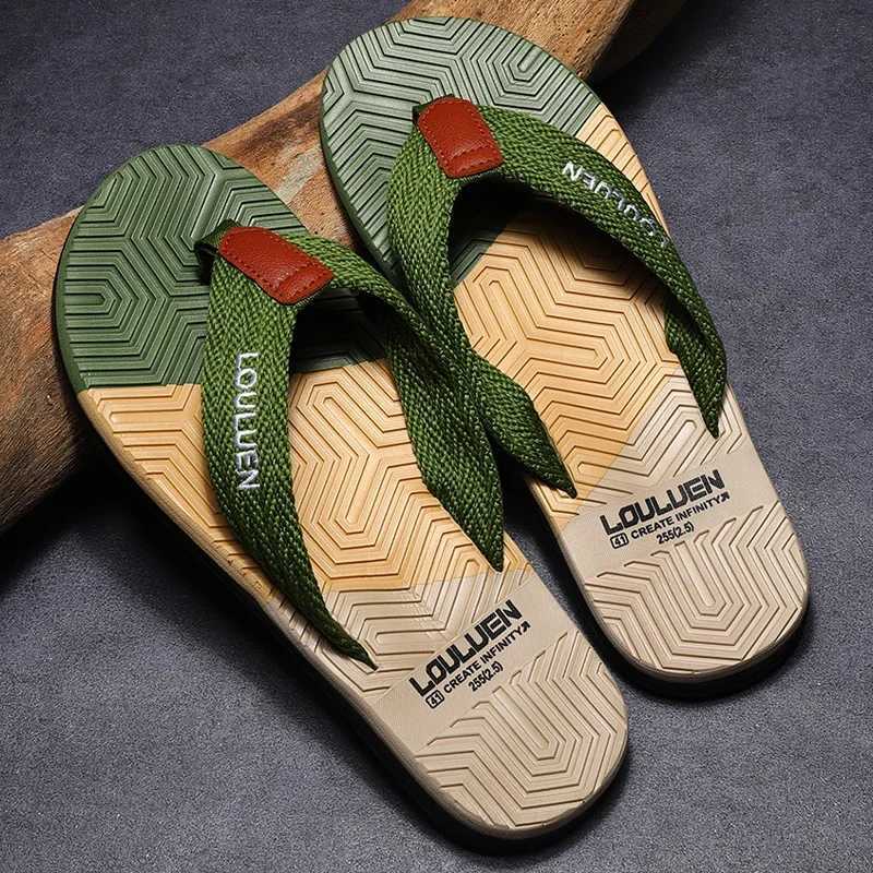 Designer High Quality Hot Sale Men Flip Flops Summer Beach Men Outdoor Breathable Casual Beach Men SlippersXJ250311