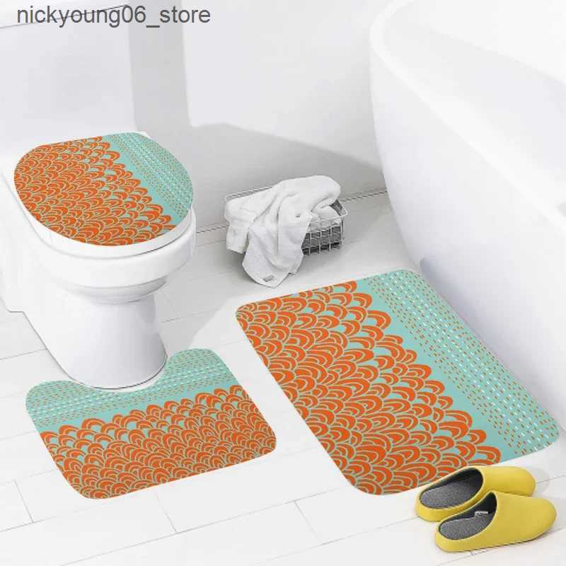 Non-Slip Bath Mats home bathroom floor mats Anime animal style Bath Foot mat modern bathroom accessories rug Toilet mat Bathtub anti-slip carpet L2409