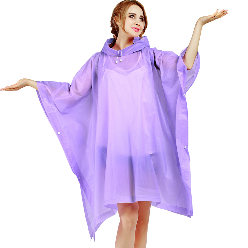 Adult raincoats are available in various colors for both men and women