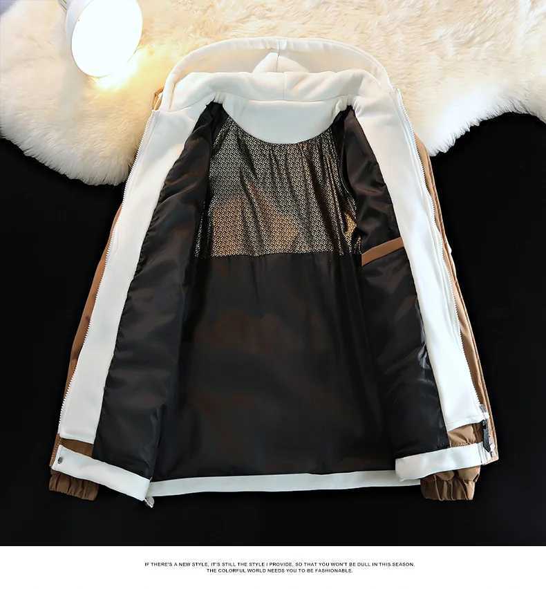 Men's Down Parkas Men Trendy dent Parkas Puffer Jacket Winter Loose-fit Thickened Men Warm Cotton Coat Male New Winter Hood Coat mens Y241009JNM4