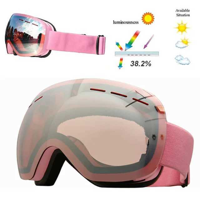 New double-layer ski goggles mens anti fog large ski mask UV400 goggles winter ski goggles CL241010