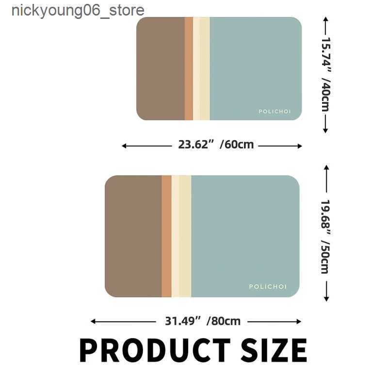 Non-Slip Bath Mats Bath Floor Mats Super Absorbent Bathroom Rug Anti-slip Diatomaceous Earth Foot Mat Quick Dry Toilet Carpet Doormat Washable L240910