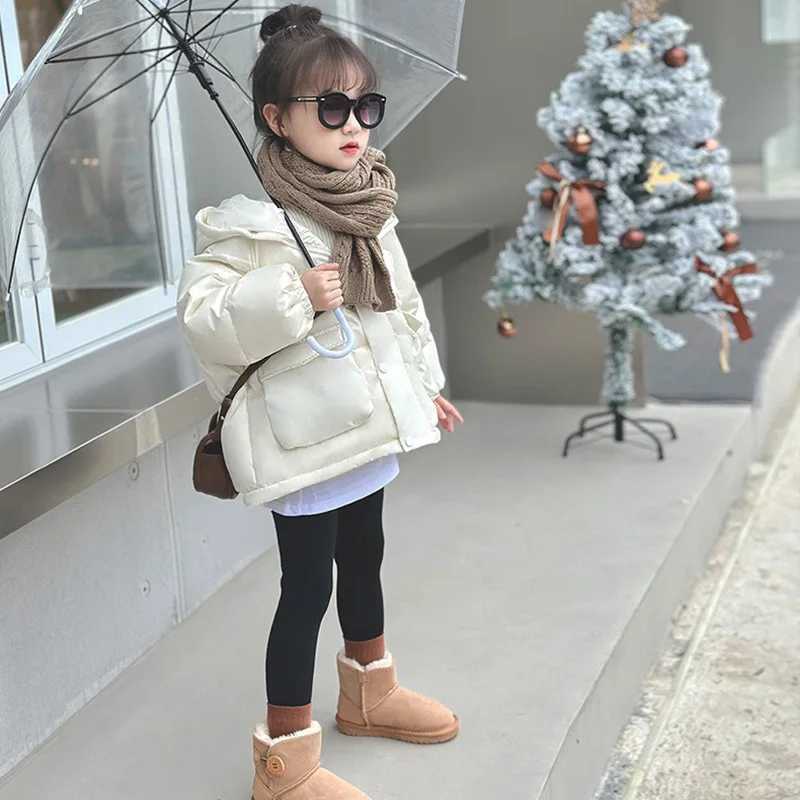 Down Coat Winter childrens down cotton jacket girls thick windproof coat childrens park childrens baby coat XMP327 H241010