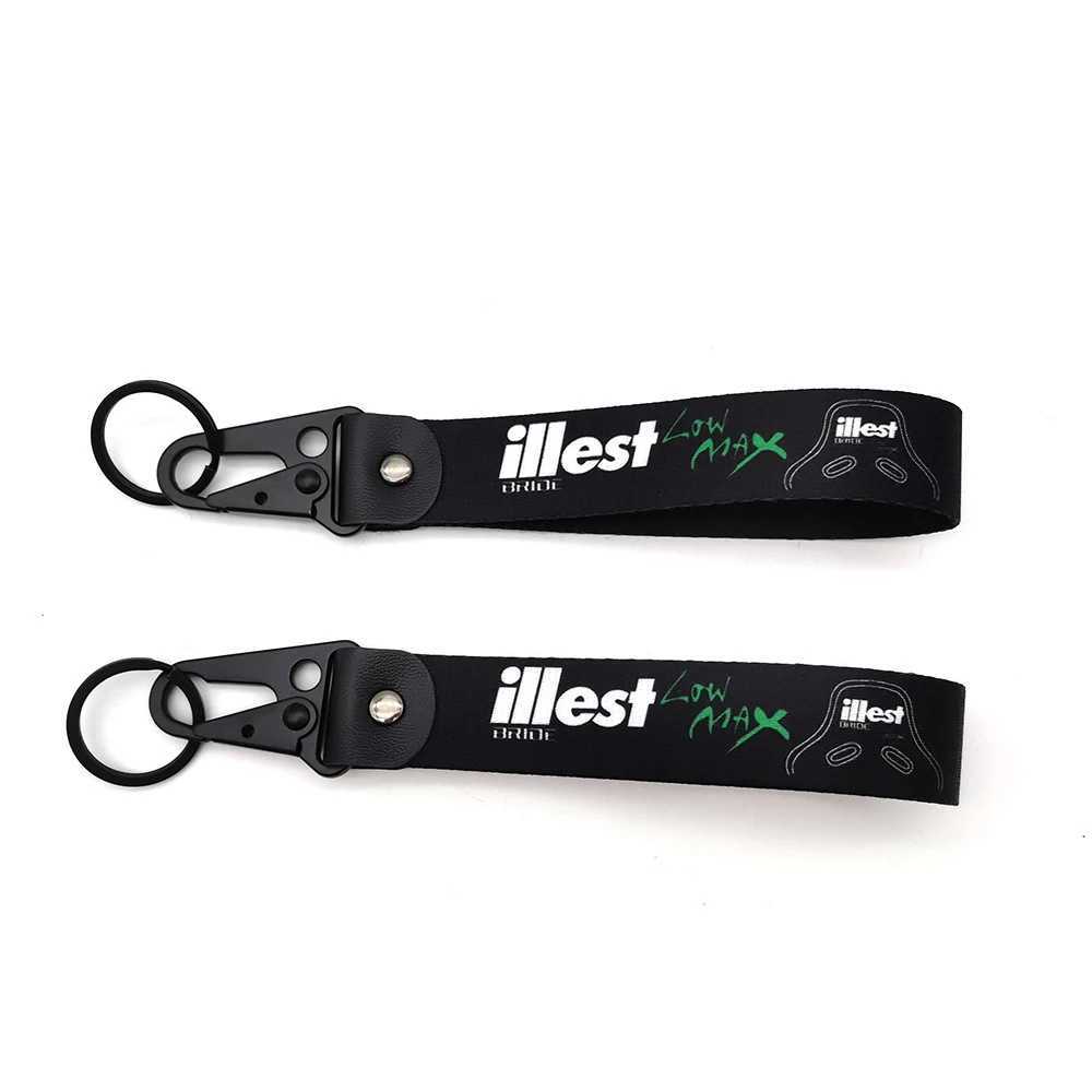 Keychains Lanyards JDM Racing Culture Tags Keychain Pendant Motorcycle Clip Keyring Wrist Durable Keychain Keyring Bracket Automotive Parts J241010EHB