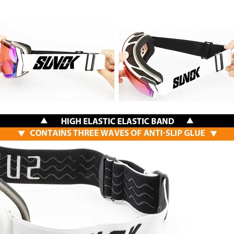 Professional ski goggles mens double-layer UV400 anti fog high-definition ski mask ski goggles CL241017