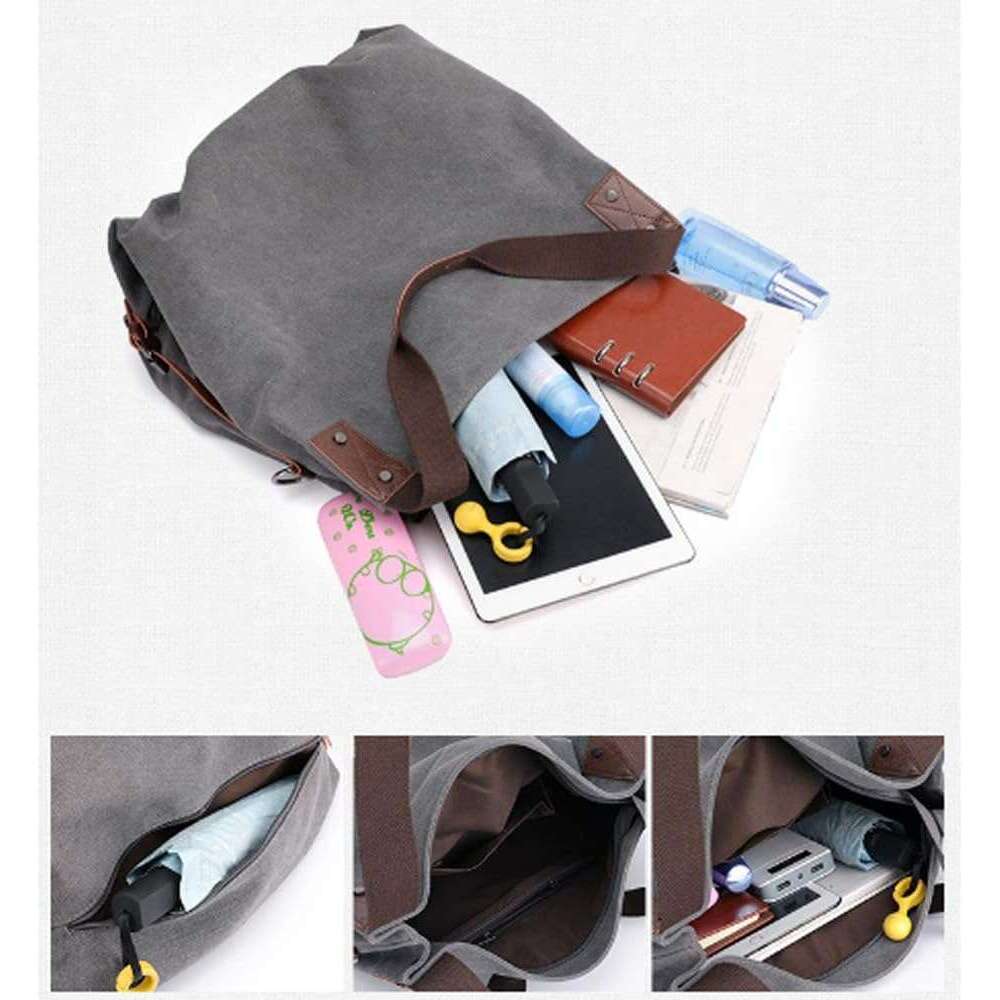 Handbag for Women Satchel Tote Casual Canvas Pouch Handbags Purse Hobo Bag