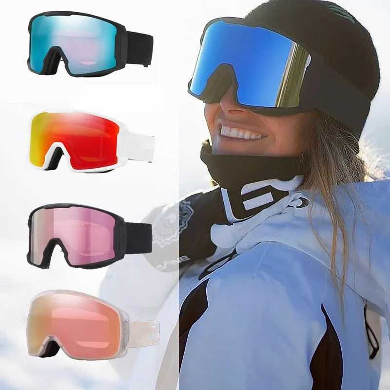 UV400 anti fog double-layer ski goggles large lens ski goggles ski mask snowboard goggles mirror goggles CL241010