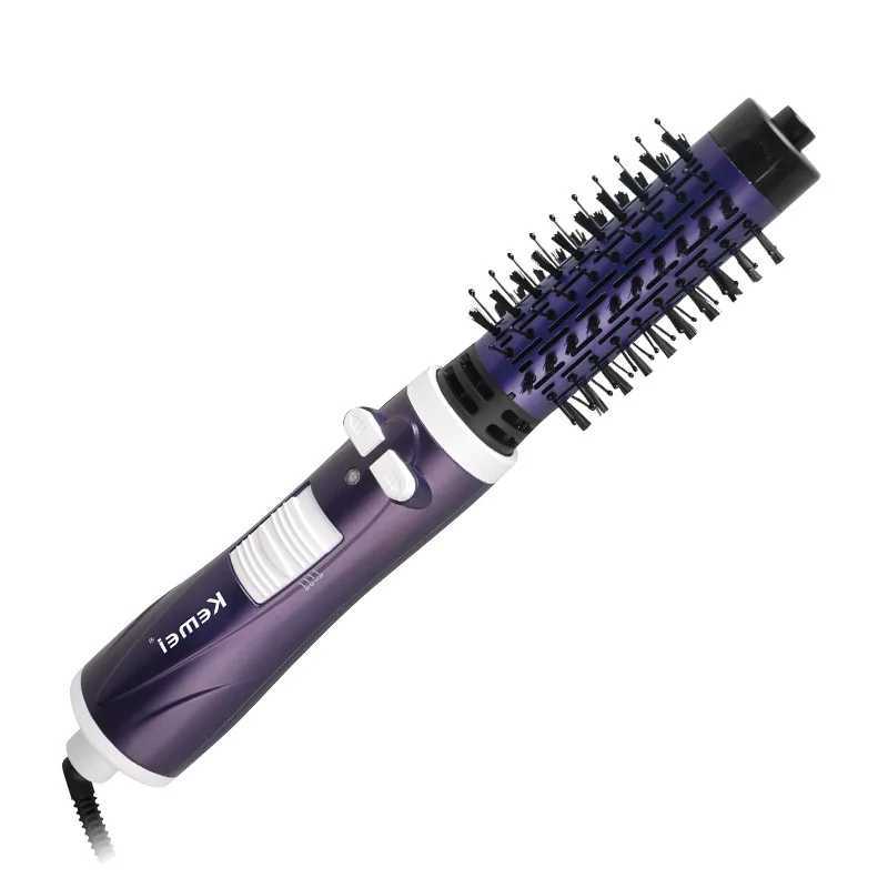 Kemei KM-813 Customized Multifunctional Hot Air Straightening Curling Dual-purpose Curling Iron with CombXJ241010