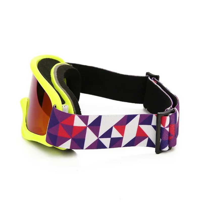 Childrens skiing goggles with dual anti fog UV400 for children aged 3-12 glasses for snow eyes outdoor sports for girls and boys snowboarding CL241010