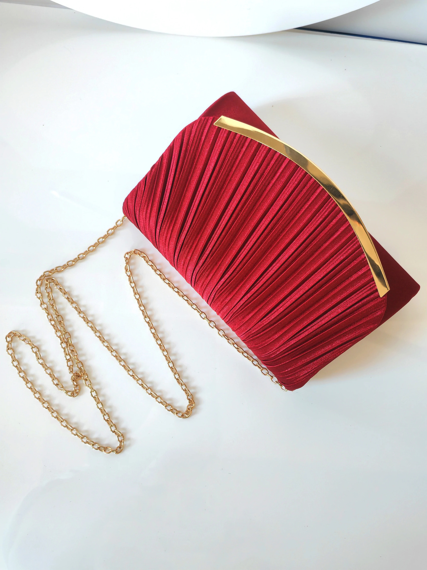 Home>Products>Wines>Unique clutch bags pleated fashionable and elegant womens handbags party wedding bags evening bags 241008
