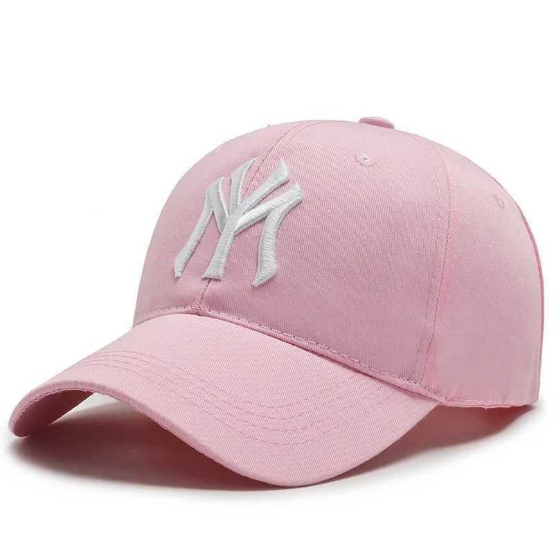 Ball Caps Womens baseball cap womens duckbill sun hat adjustable truck cotton H241010