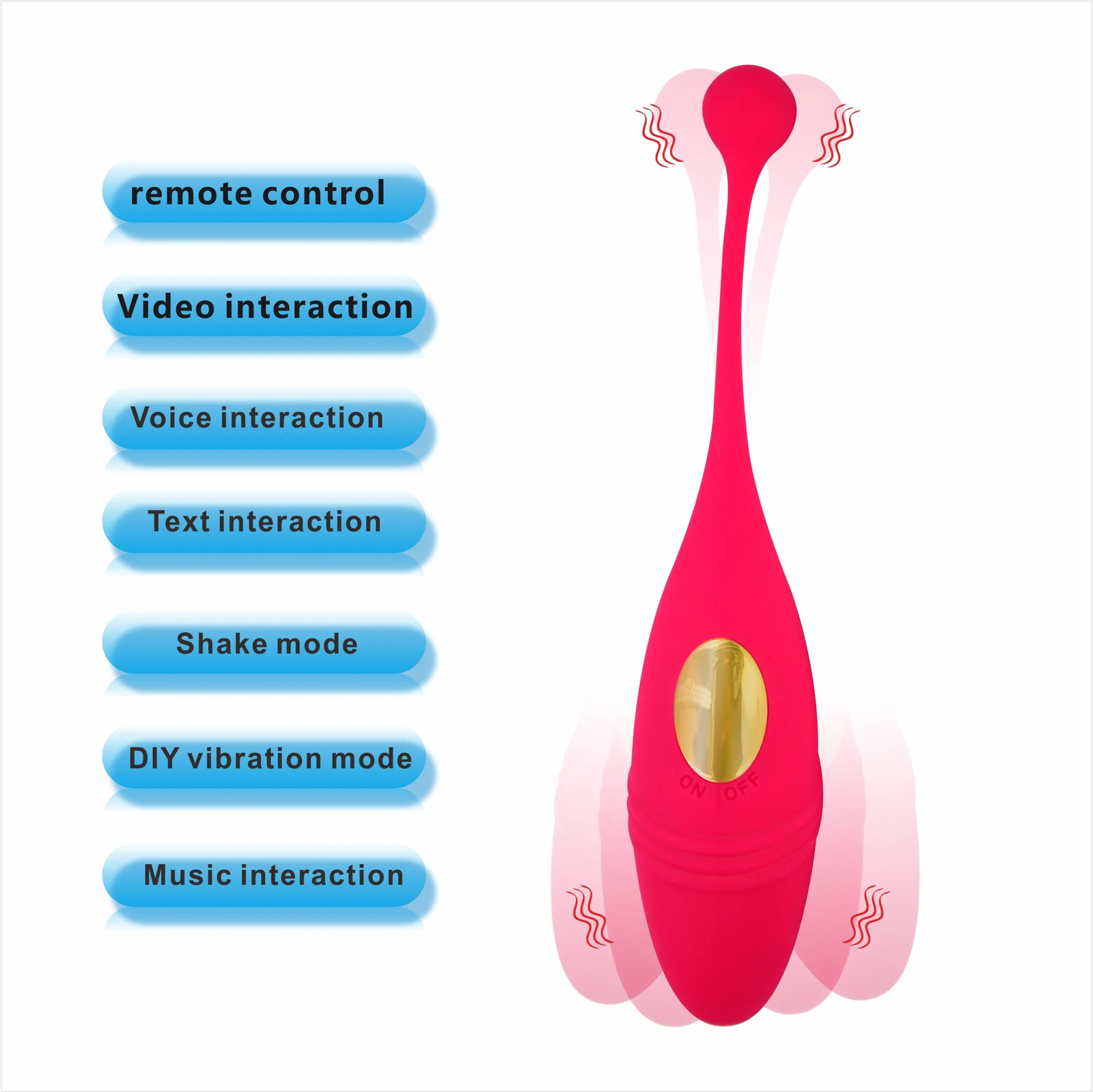 Bluetooth female dildo vibrator wireless application remote control vibrating egg Wifi underwear toy 241009