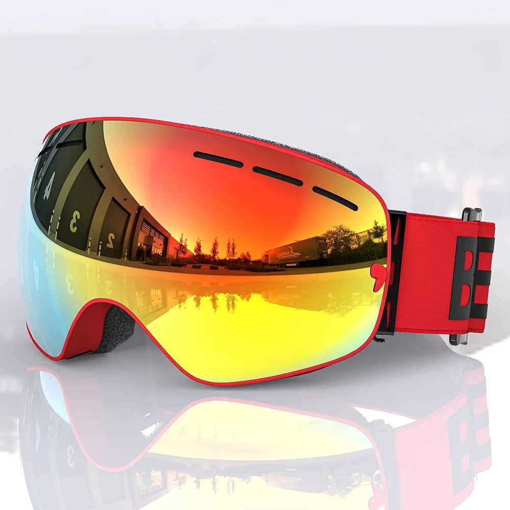 Luxury designer mens ski goggles womens fashion classic ski goggles luxury polarized Pilot oversized sports ski goggles CL241010