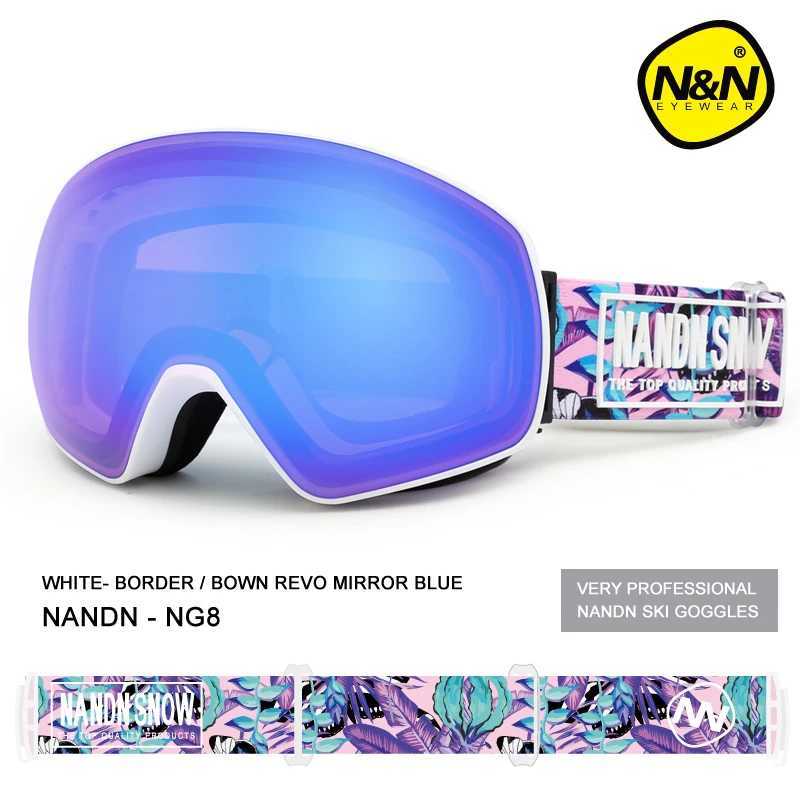 NANDN ski goggles double-layer UV 400 anti fog ski mask goggles mens ski board goggles multifunctional glasses CL241010