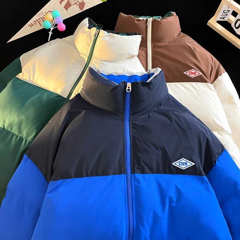 Men's Down Parkas Winter Mens and Womens Couple Clothes Windproof Warm Parkas Classic Thicken Bubble Jacket Fashion Casual Puffer Jacket for Men 