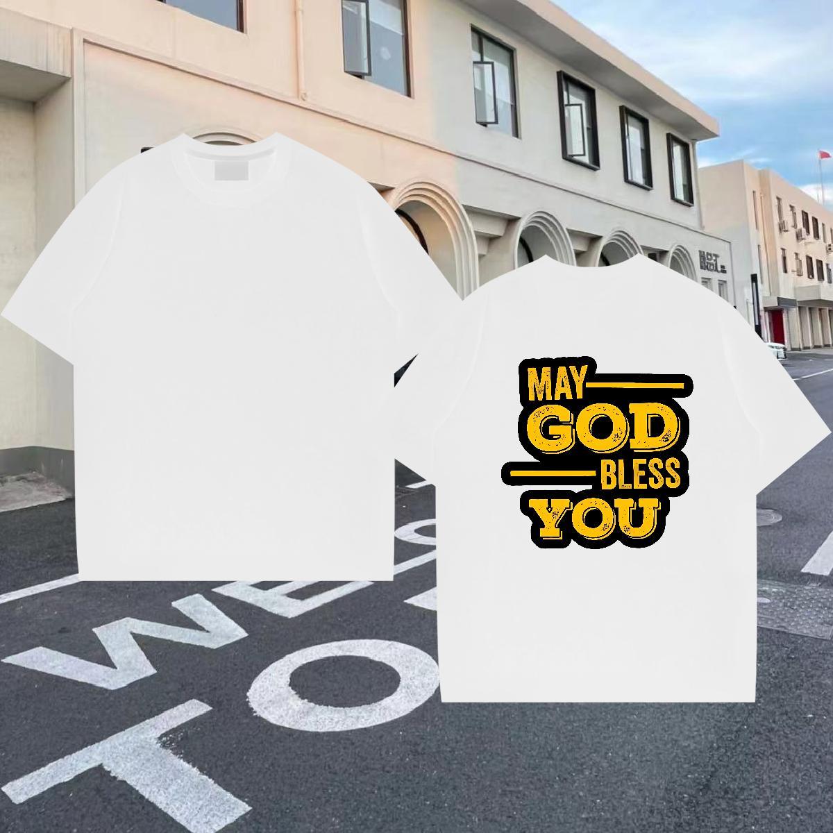 Comfortable T shirt 230g Cotton letter Street Skull Breathable Short Sleeve Tshirts Designer Tops Tees