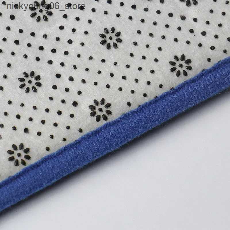 Non-Slip Bath Mats Bath Rugs Rose Flower Emed Bath Mat Flannel Non-slip Floor Rug Shower Room Doormat Bathroom Floor Mat Home Decoration L240910