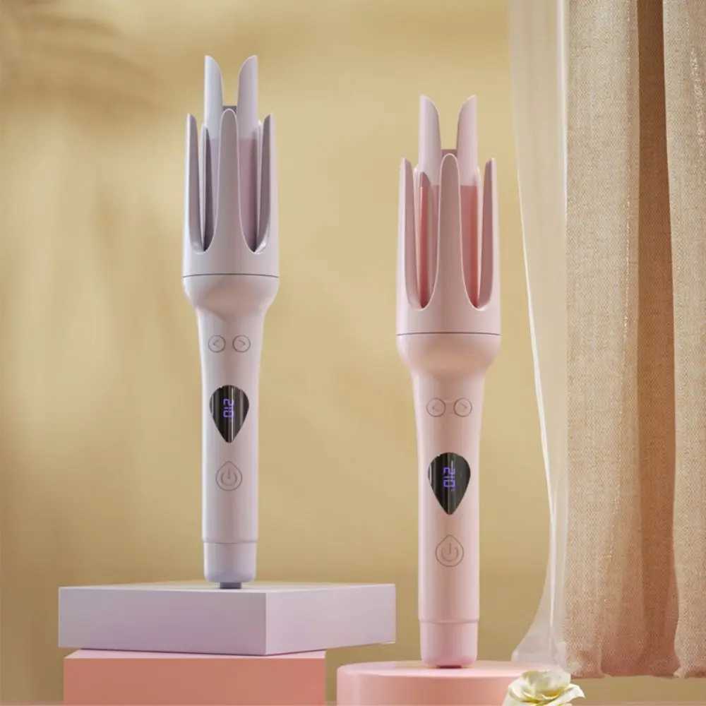 1pc automatic curling iron electric rotation big wave curling tool no hair injuryXJ241010