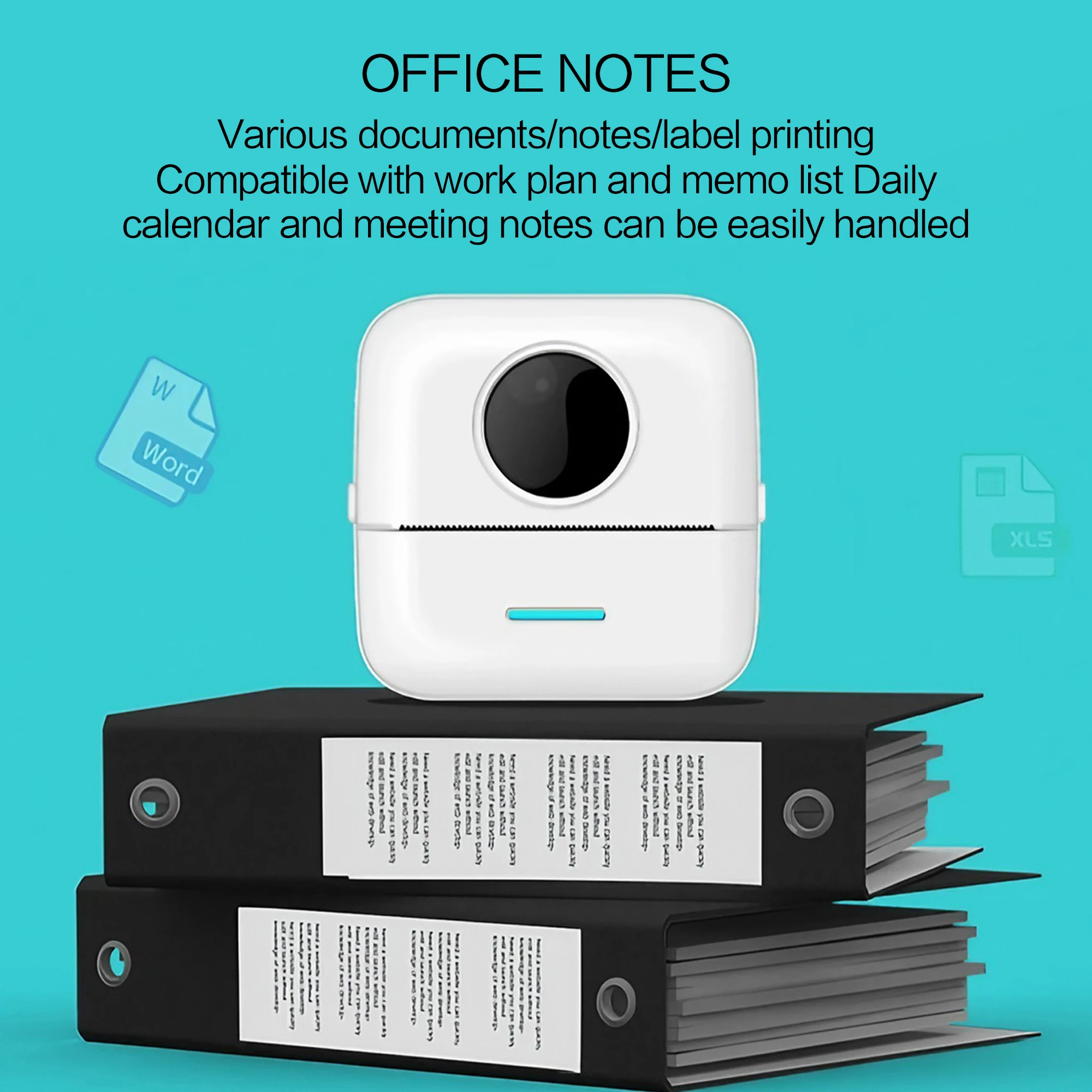 Mini Phone Printer Sticker Printer Portable Thermal Printer Inkless Sticker Maker Machine Pocket Bluetooth Receipt Printers