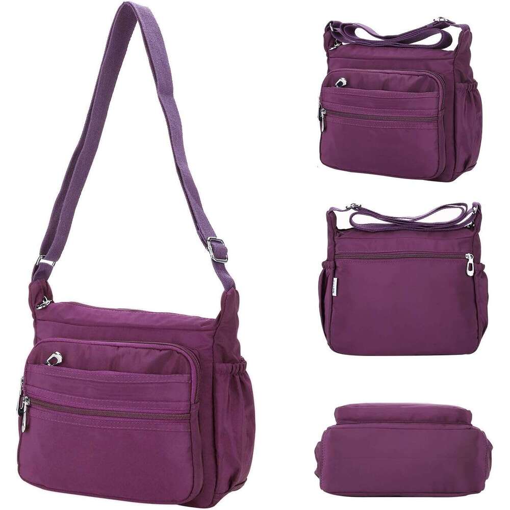 Crossbody for Women Waterproof Shoulder Messenger Bag Casual Nylon Purse Handbag