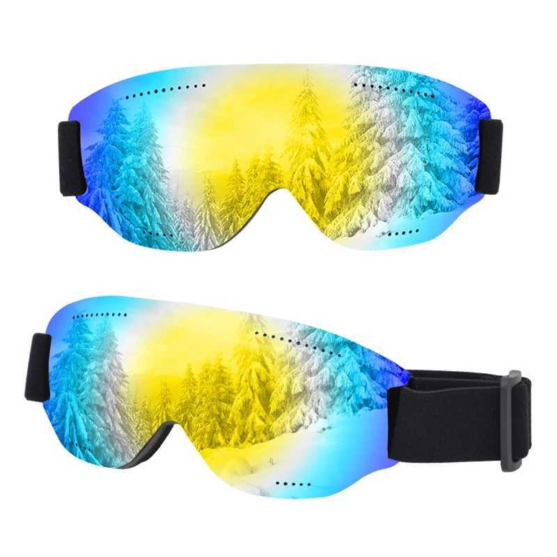 Professional REVO coated high-definition lens single-layer ski goggles UV400 anti fog ski goggles CL241010