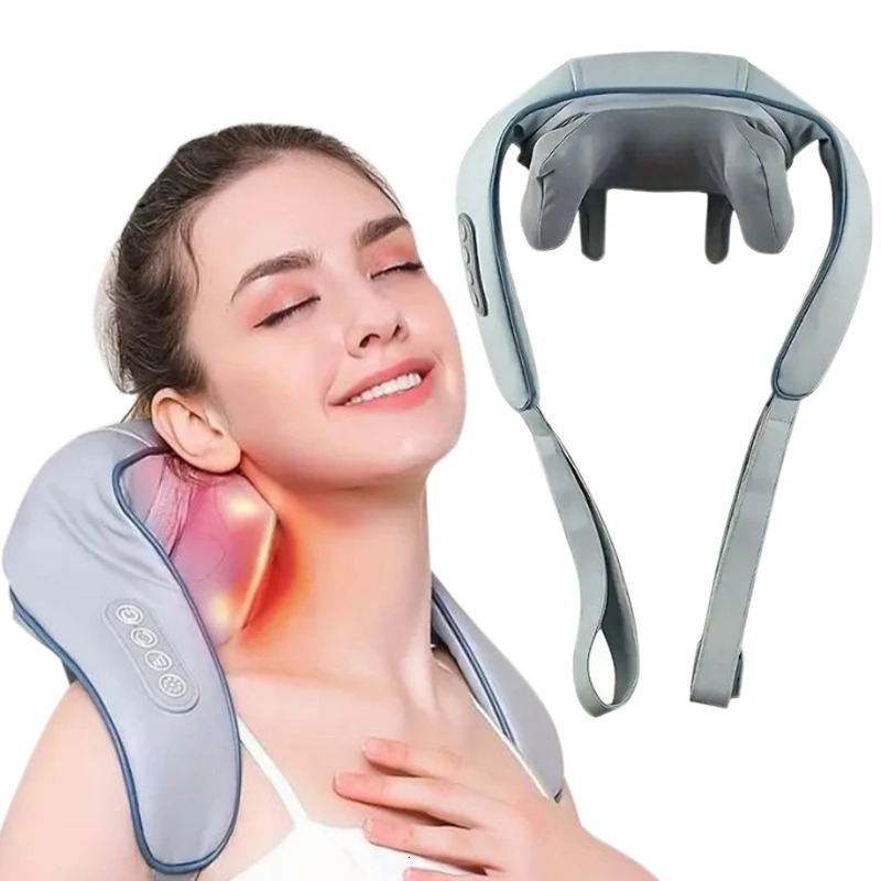 Wireless neck and back massager neck and shoulder kneading massager shoulder massager 241008